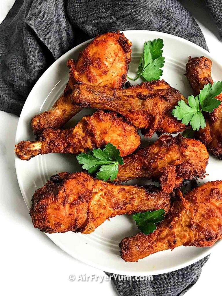 Crispy Air fryer Chicken drumsticks - Air Fryer Yum