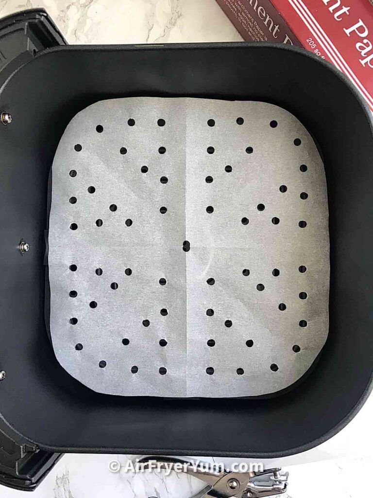 How to make Air fryer Perforated Parchment paper - Air Fryer Yum