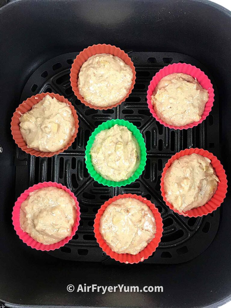 Air Fryer Banana Muffins