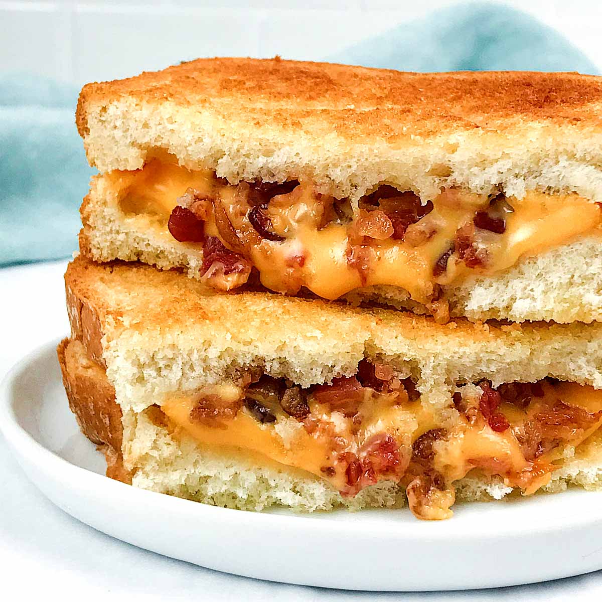 Air Fryer Bacon Grilled Cheese