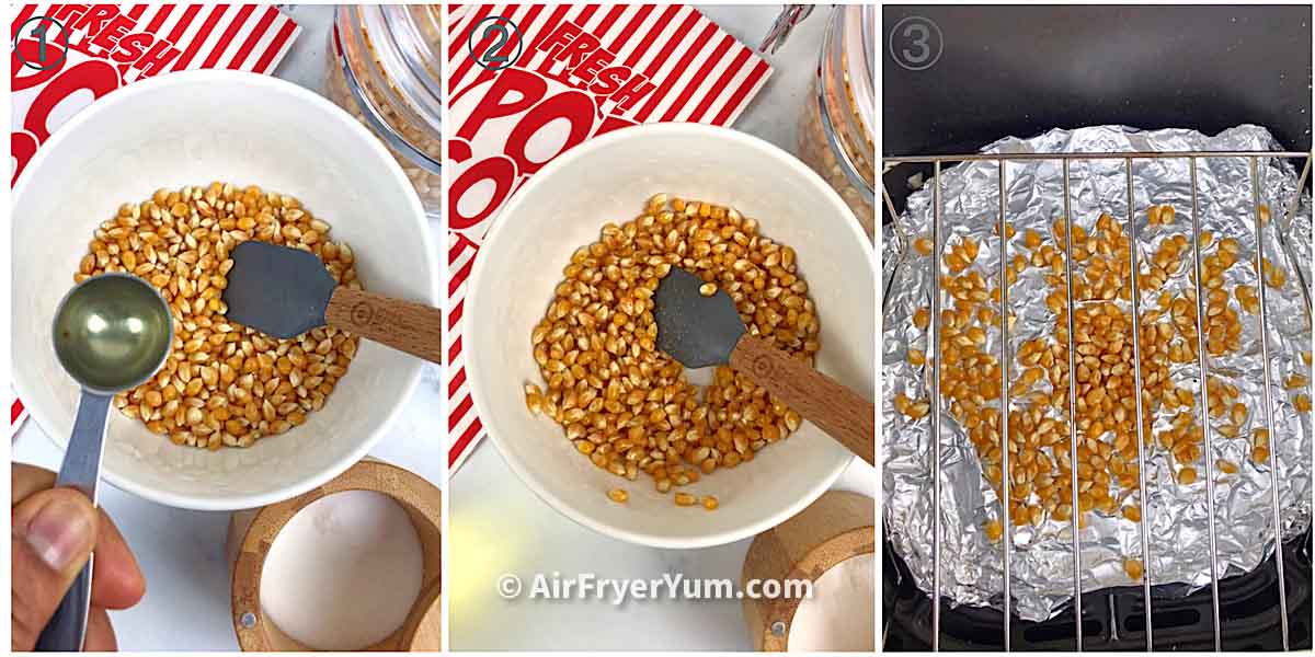 Air Fryer Popcorn Air Fryer Yum