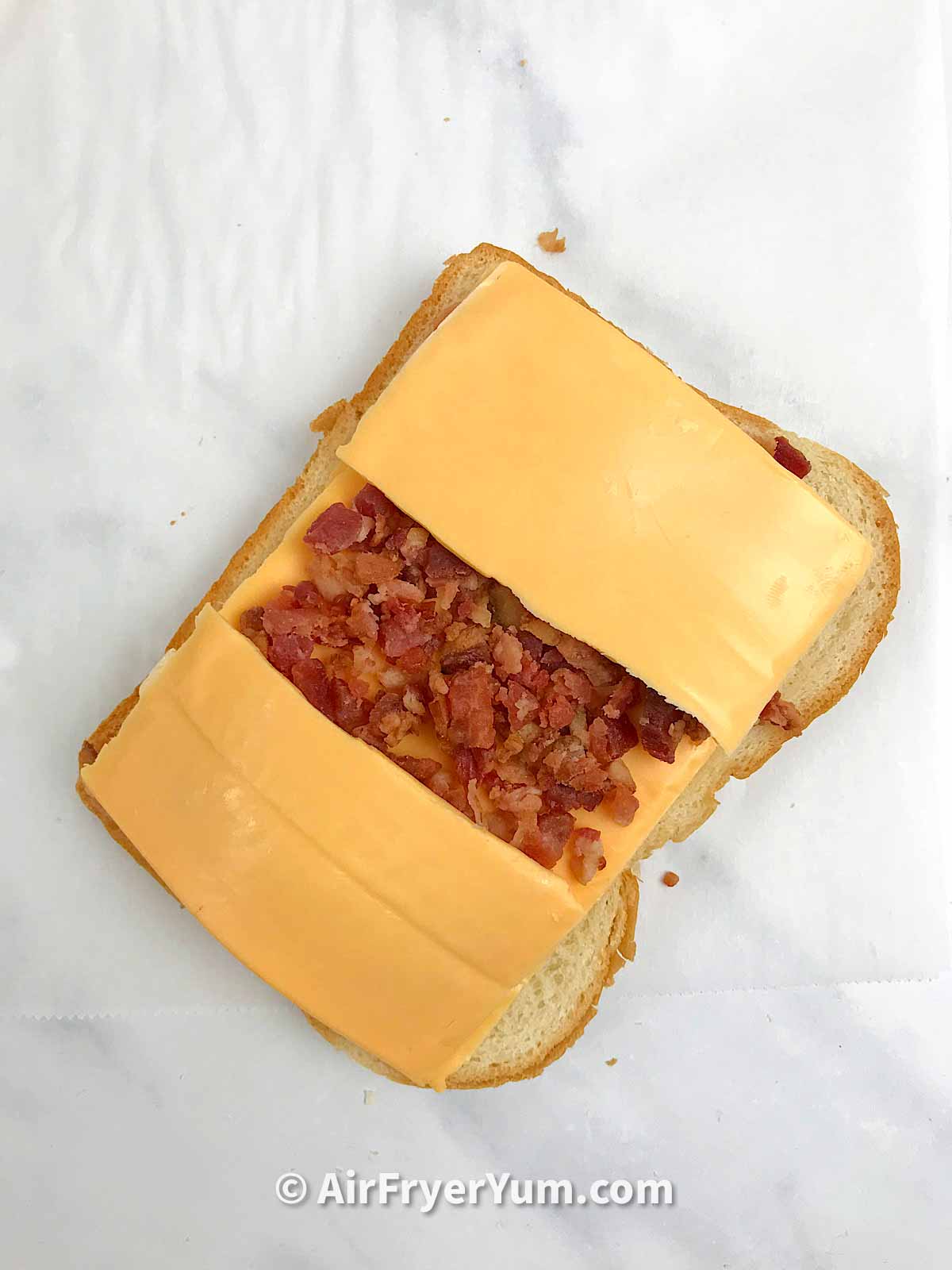 Air Fryer Bacon Grilled Cheese Air Fryer Yum