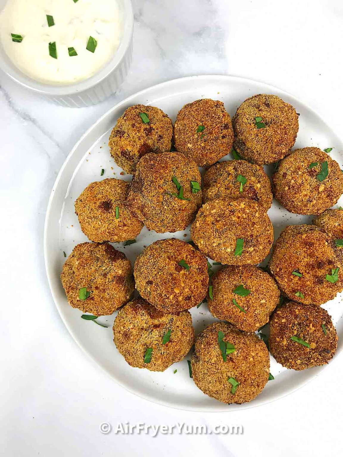 Air Fryer Breaded mushrooms Recipe Air Fryer Yum