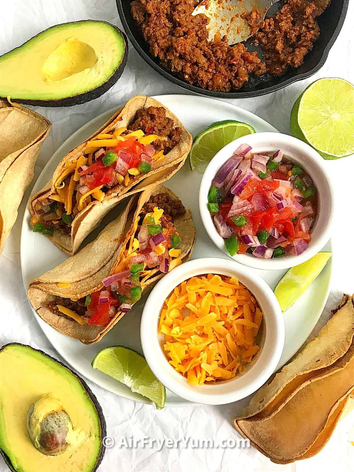 Taco Shells (Air Fryer or Oven) Air Fryer Yum