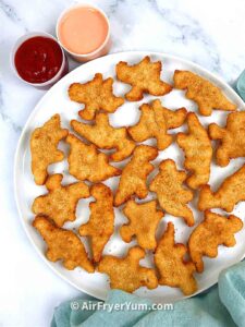 How to make Dino nuggets in the air fryer - Air Fryer Yum