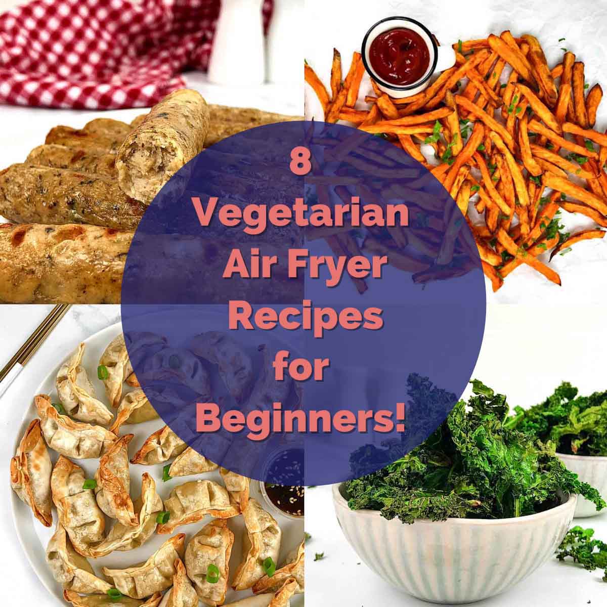 8 Vegetarian Air fryer Recipes - Air Fryer Yum