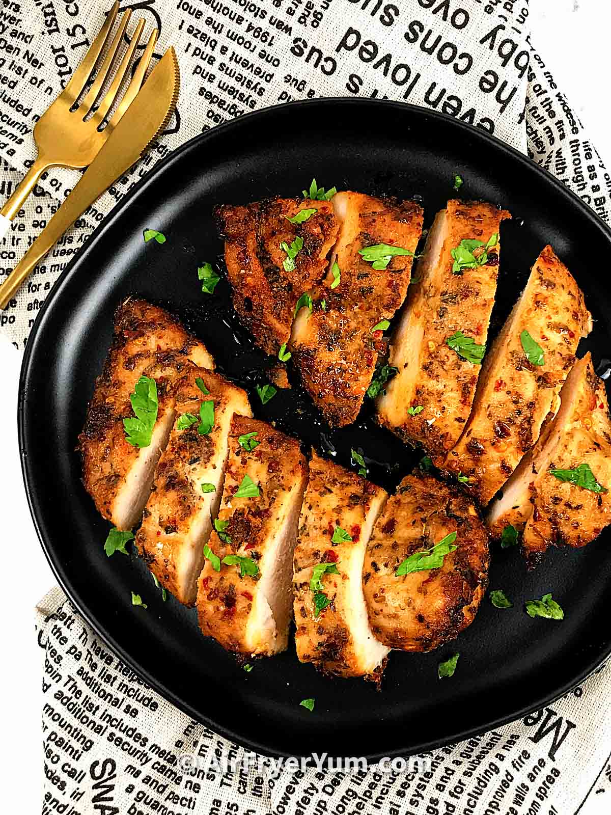 Juicy, Tender Air fryer Chicken Breasts - Air Fryer Yum