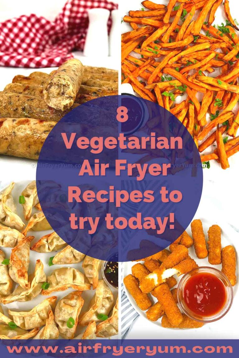 8 Vegetarian Air fryer Recipes Air Fryer Yum