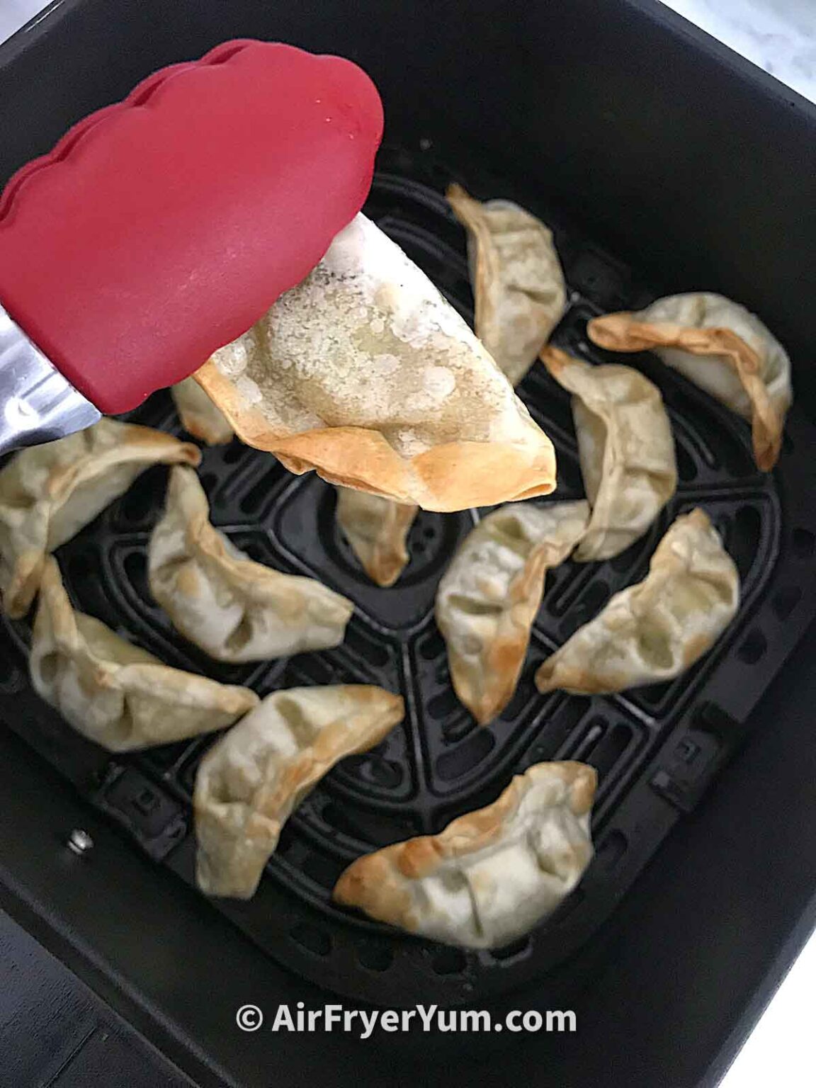 How to make Frozen potstickers in an air fryer (dumplings, wontons