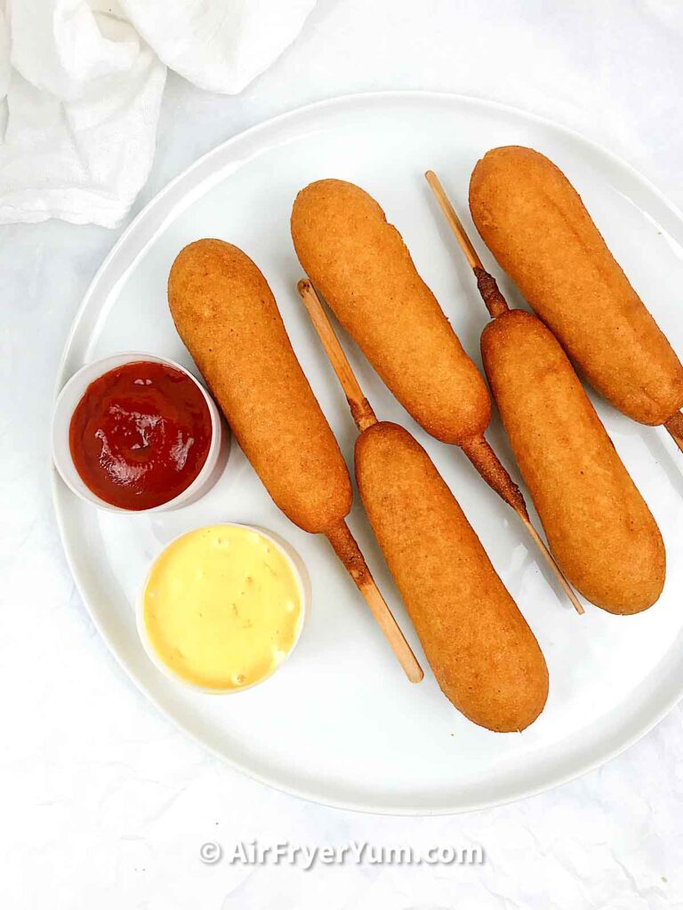 Air fryer Corn dogs (Frozen)