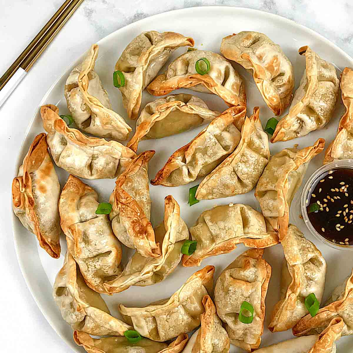 Air Fryer Pot Stickers - Cooks Well With Others