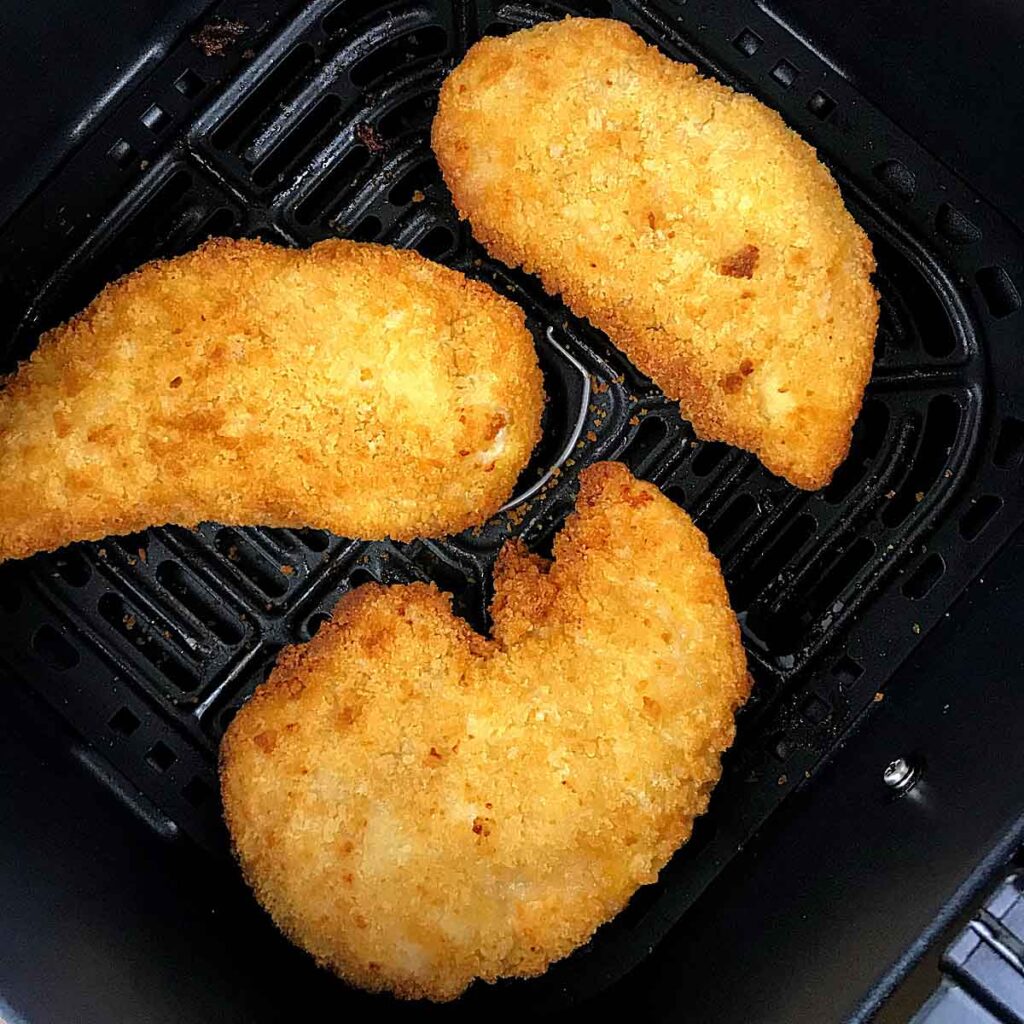 Frozen breaded chicken breast in the Air fryer Air Fryer Yum