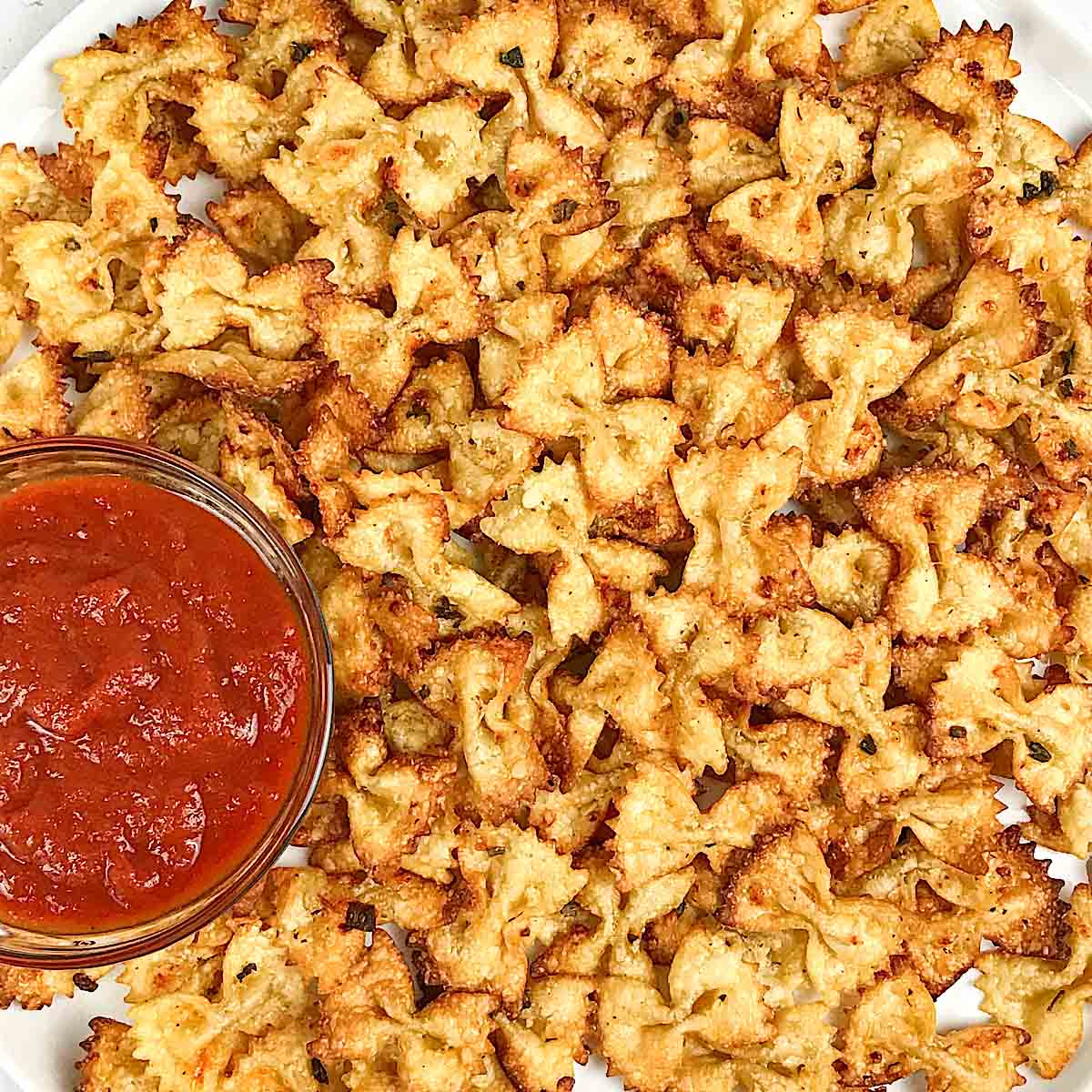 Air fryer Pasta chips Recipe - Air Fryer Yum