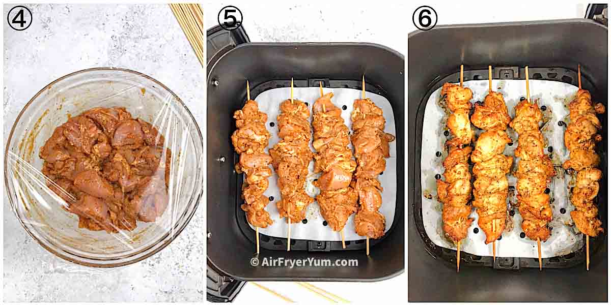 Air fryer Greek Chicken Souvlaki Recipe Air Fryer Yum Air fryer Greek Chicken Souvlaki Recipe Air Fryer Yum