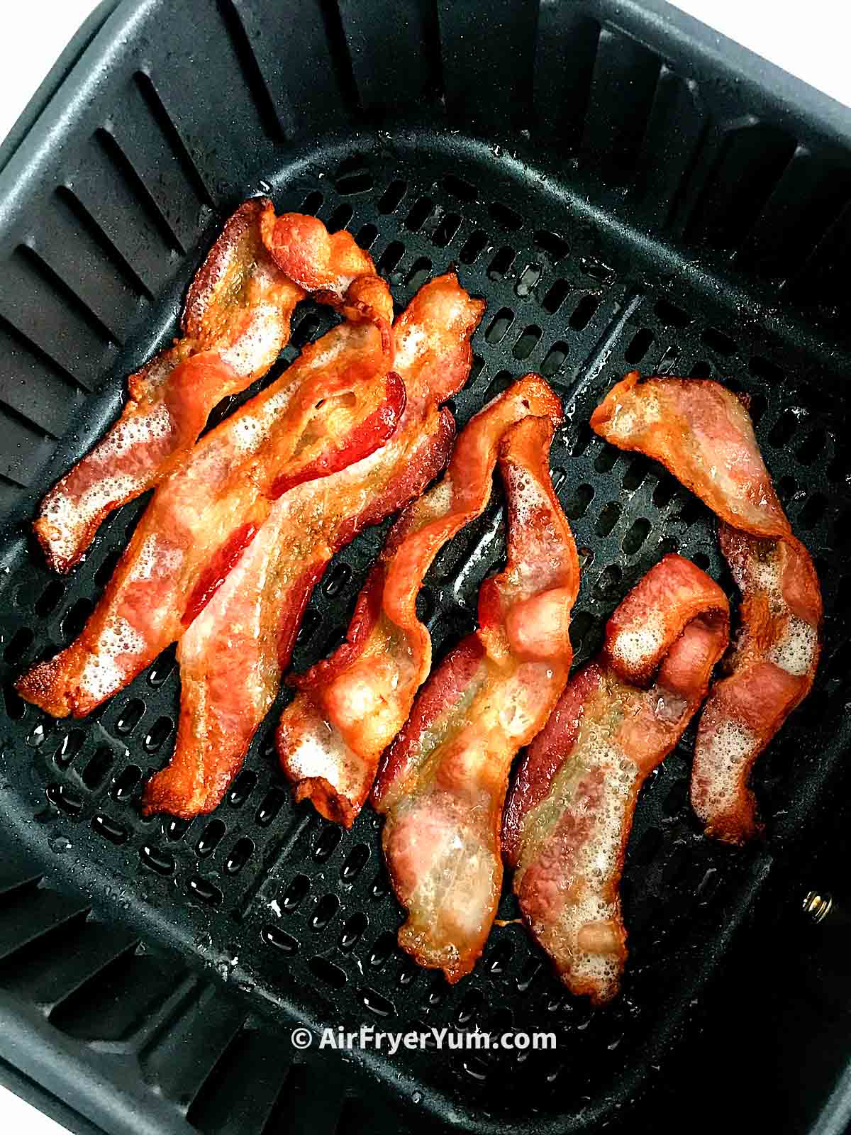 Can i cook bacon in an deals air fryer