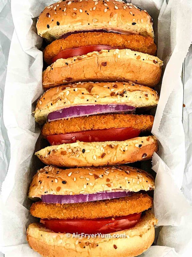 Air fryer Crispy Vegan Chicken Patties! Air Fryer Yum
