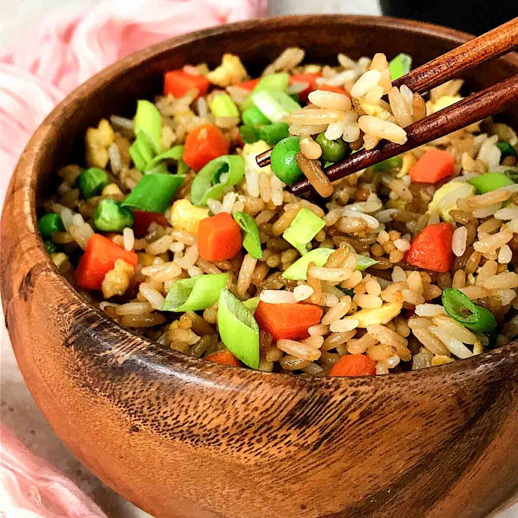 Panda Express Fried Rice recipe in the Air fryer (Copycat) Air Fryer Yum