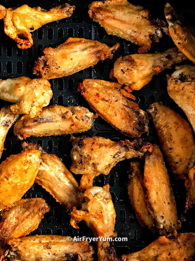 Frozen Chicken Wings in Air Fryer - Bites with Bri