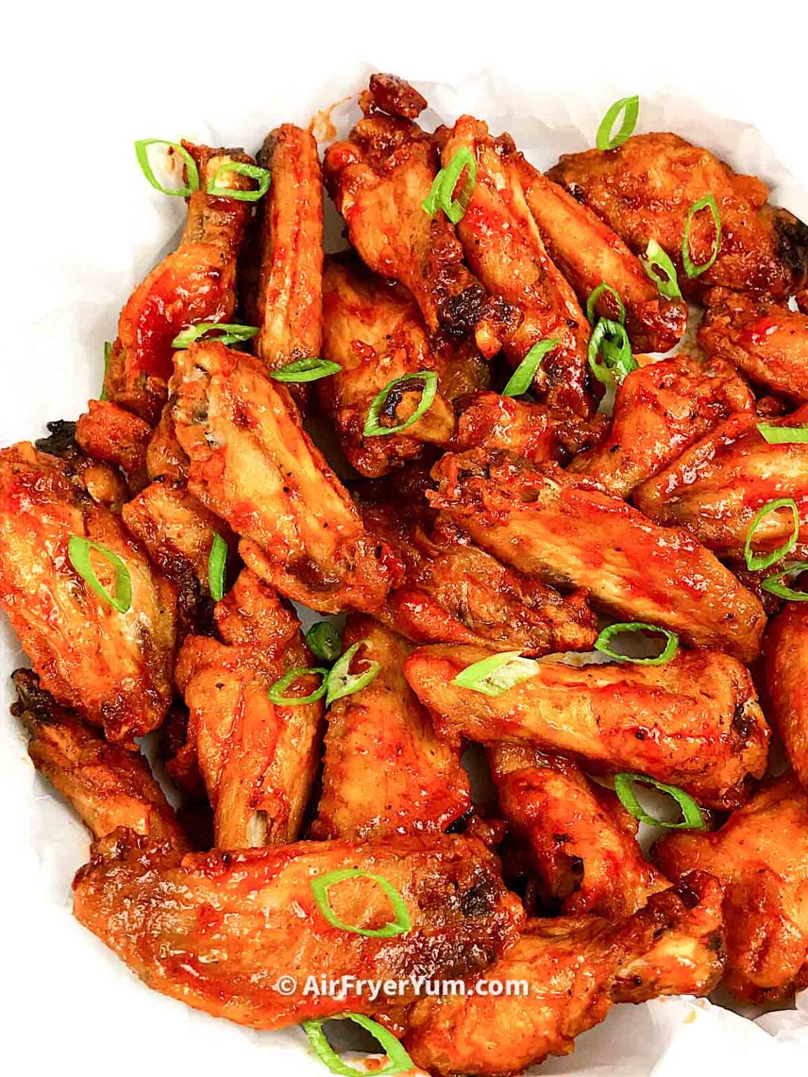 Crispy Honey Sriracha Chicken wings (Air Fryer & Oven) Air Fryer Yum