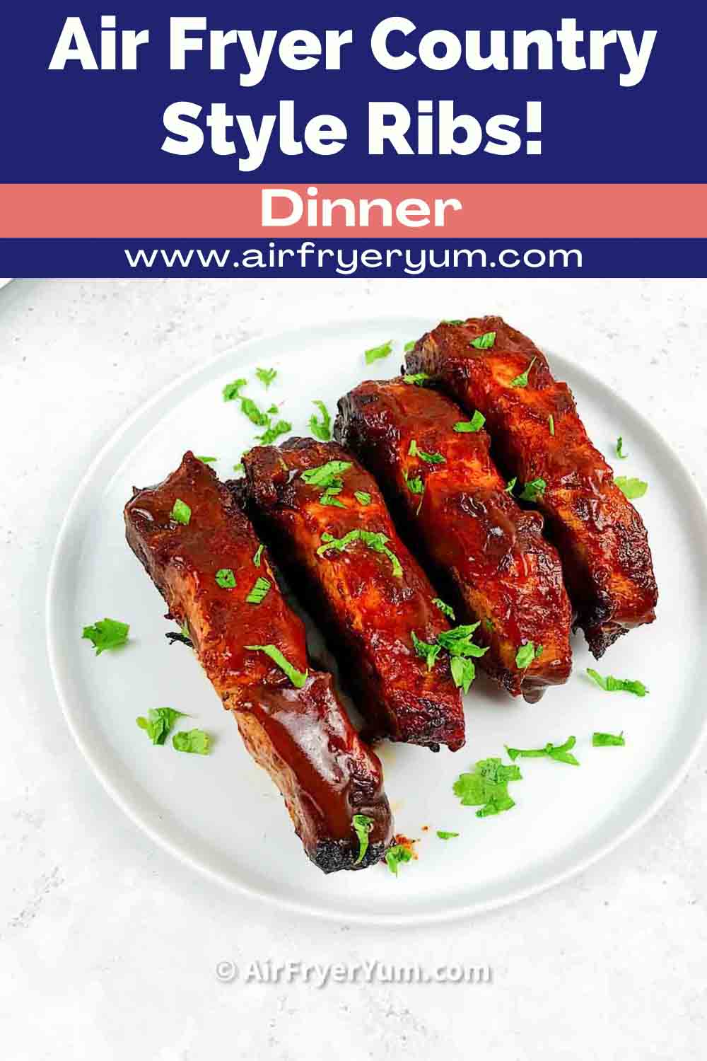 Air fryer country style ribs Air Fryer Yum