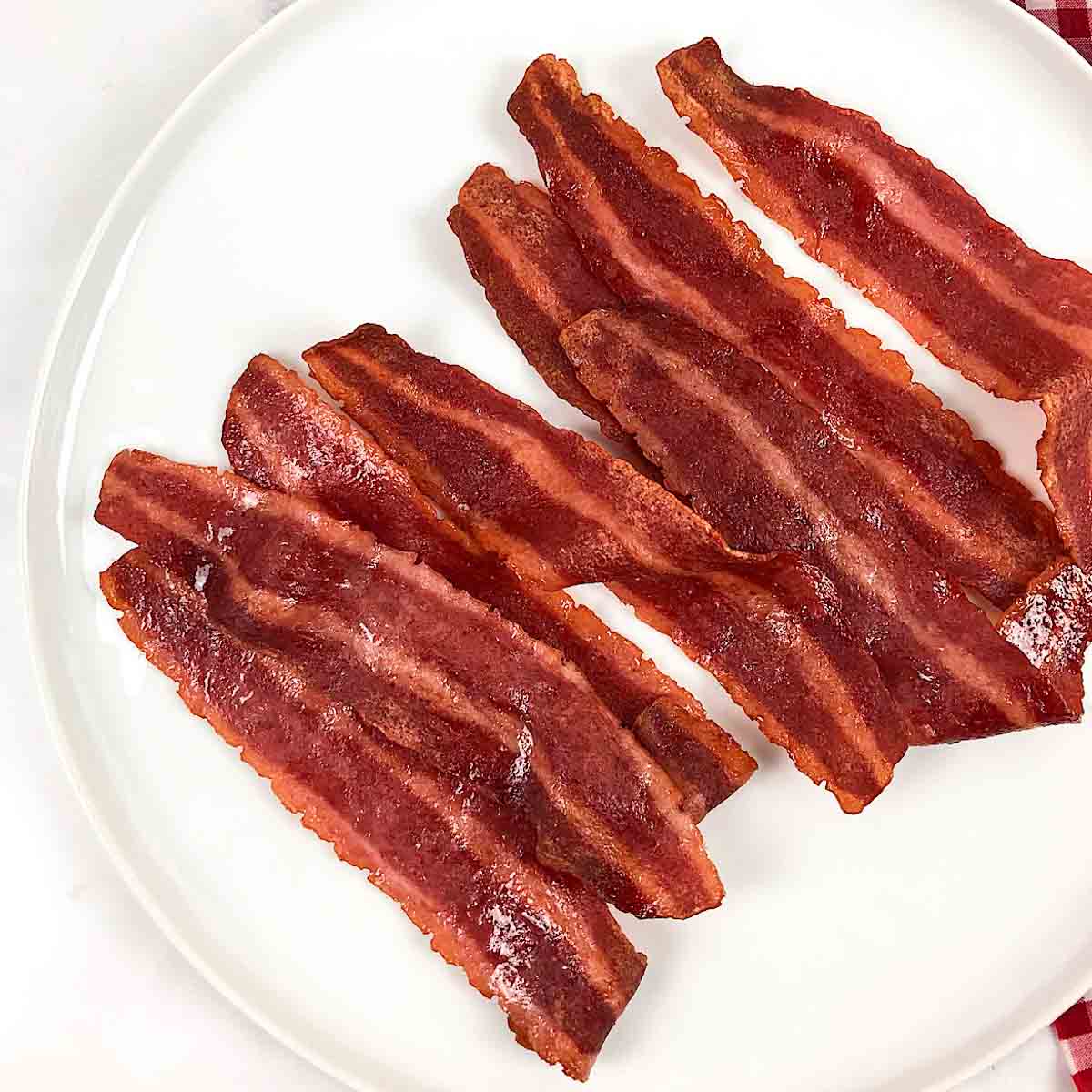 Air Fryer Turkey Bacon - Confessions of a Fit Foodie