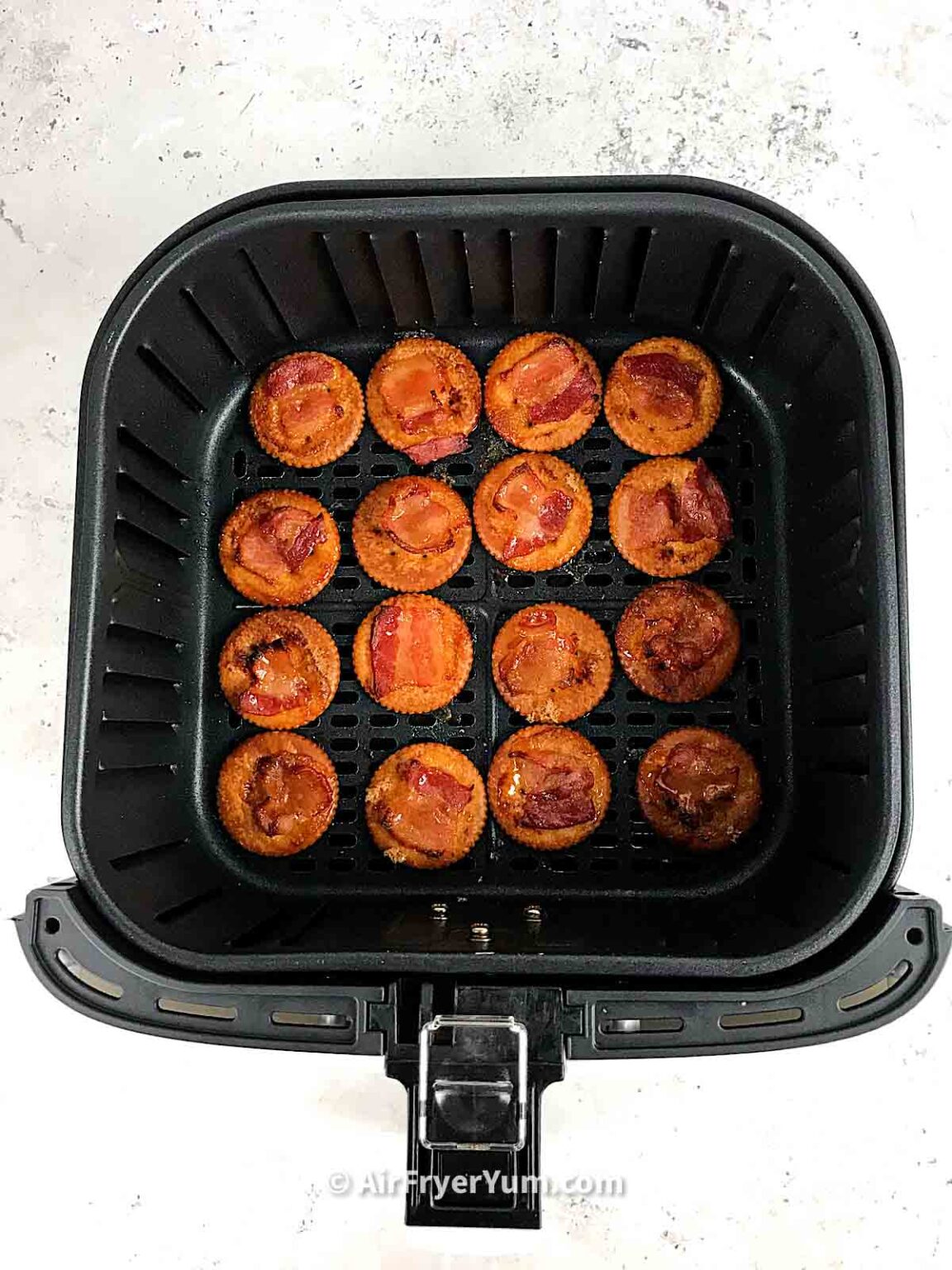 Bacon Ritz Crackers Appetizer in the Air fryer. Air Fryer Yum