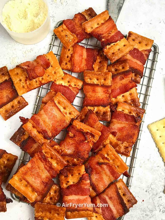 Air fryer Bacon Crackers Air Fryer Yum