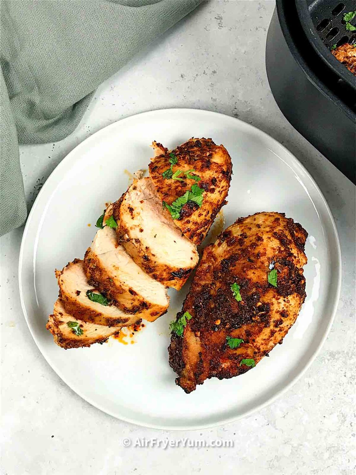Frozen chicken breast in air fryer Air Fryer Yum