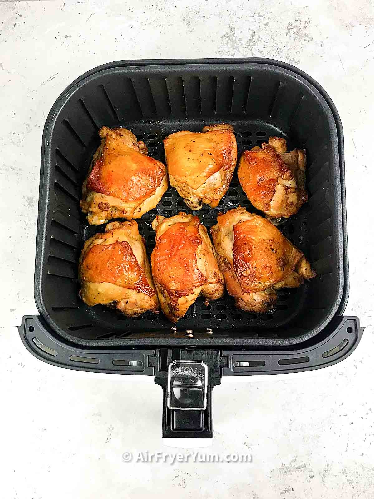 Air fried boiled chicken thighs Air Fryer Yum