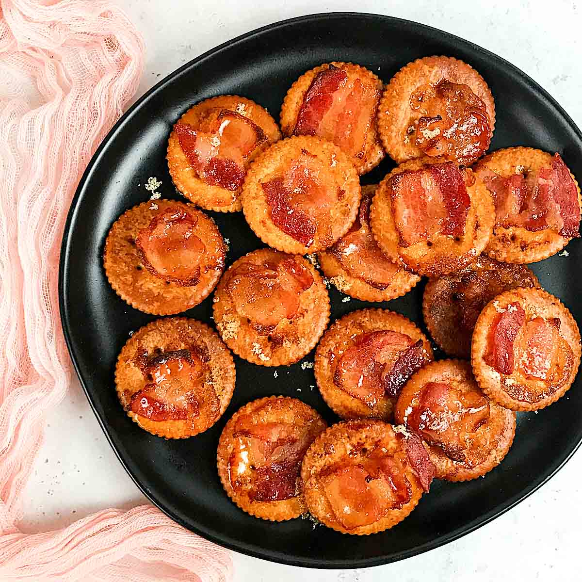 Bacon Ritz Crackers Appetizer in the Air fryer.