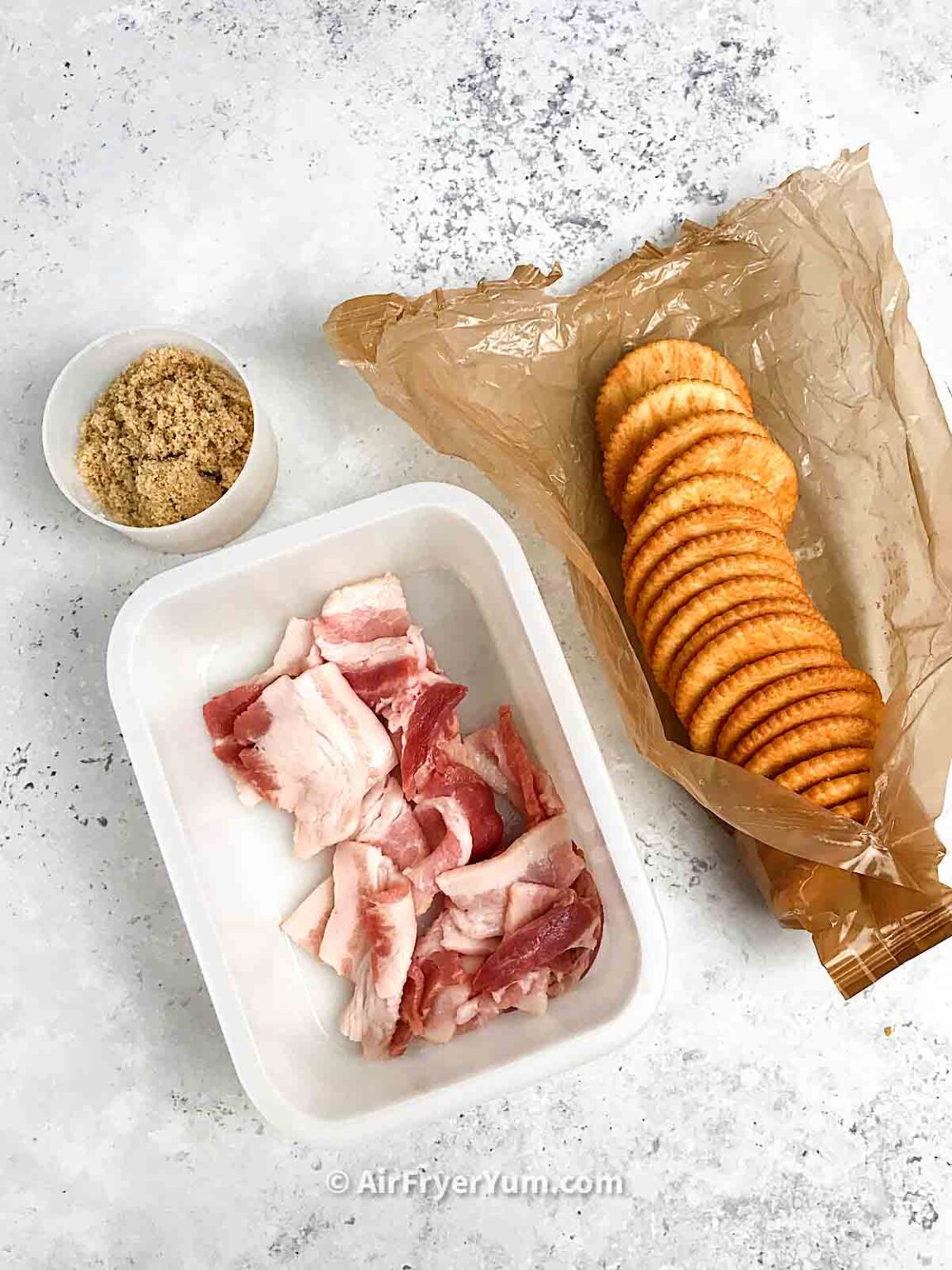 Bacon Ritz Crackers Appetizer in the Air fryer. Air Fryer Yum