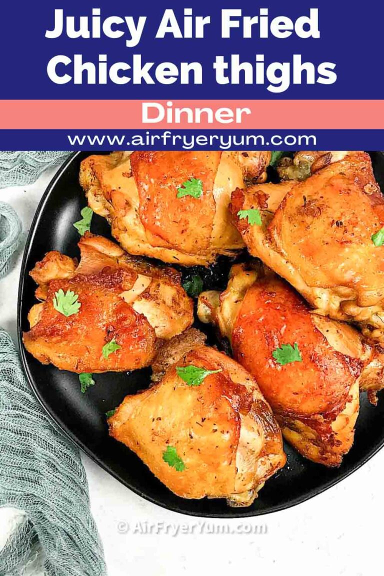 Air fried boiled chicken thighs Air Fryer Yum