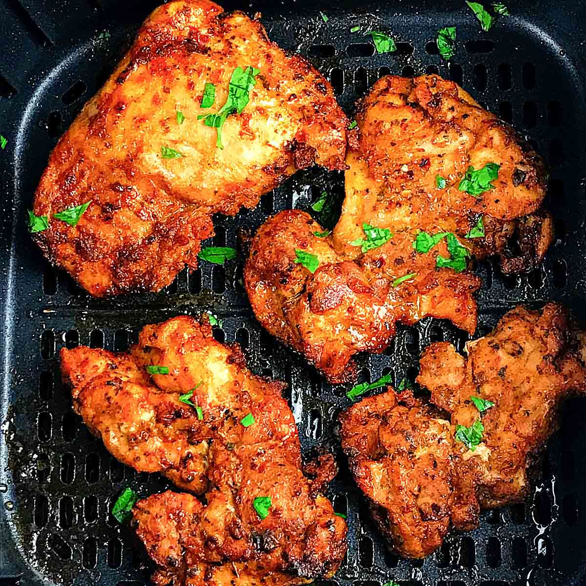 Air fryer Boneless Chicken thighs - Air Fryer Yum