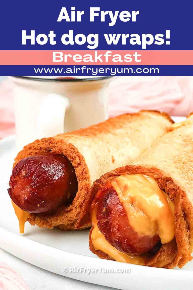 Air fryer Hot dog wraps (Hot dog roll ups) Air Fryer Yum