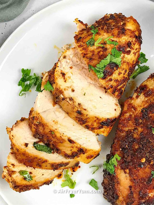Frozen chicken breast in air fryer Air Fryer Yum