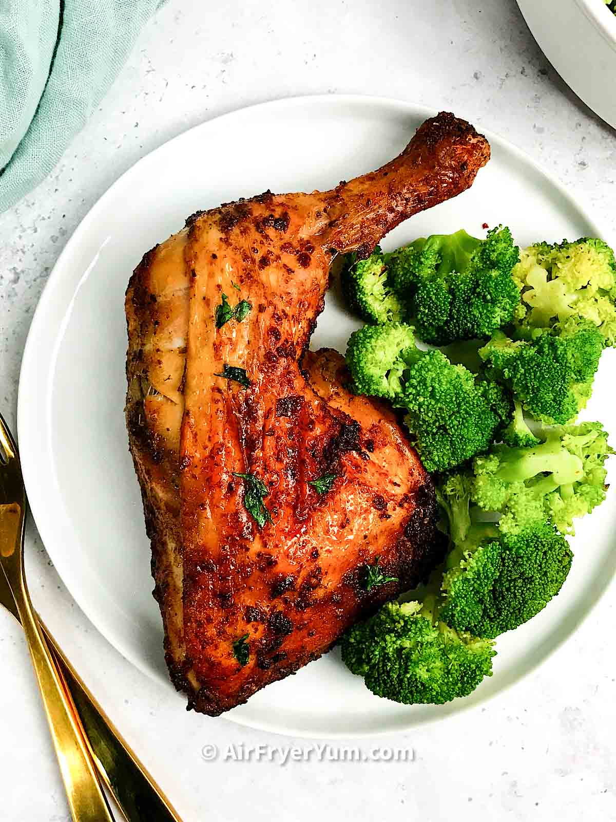 Air fryer Chicken leg quarters - Air Fryer Yum