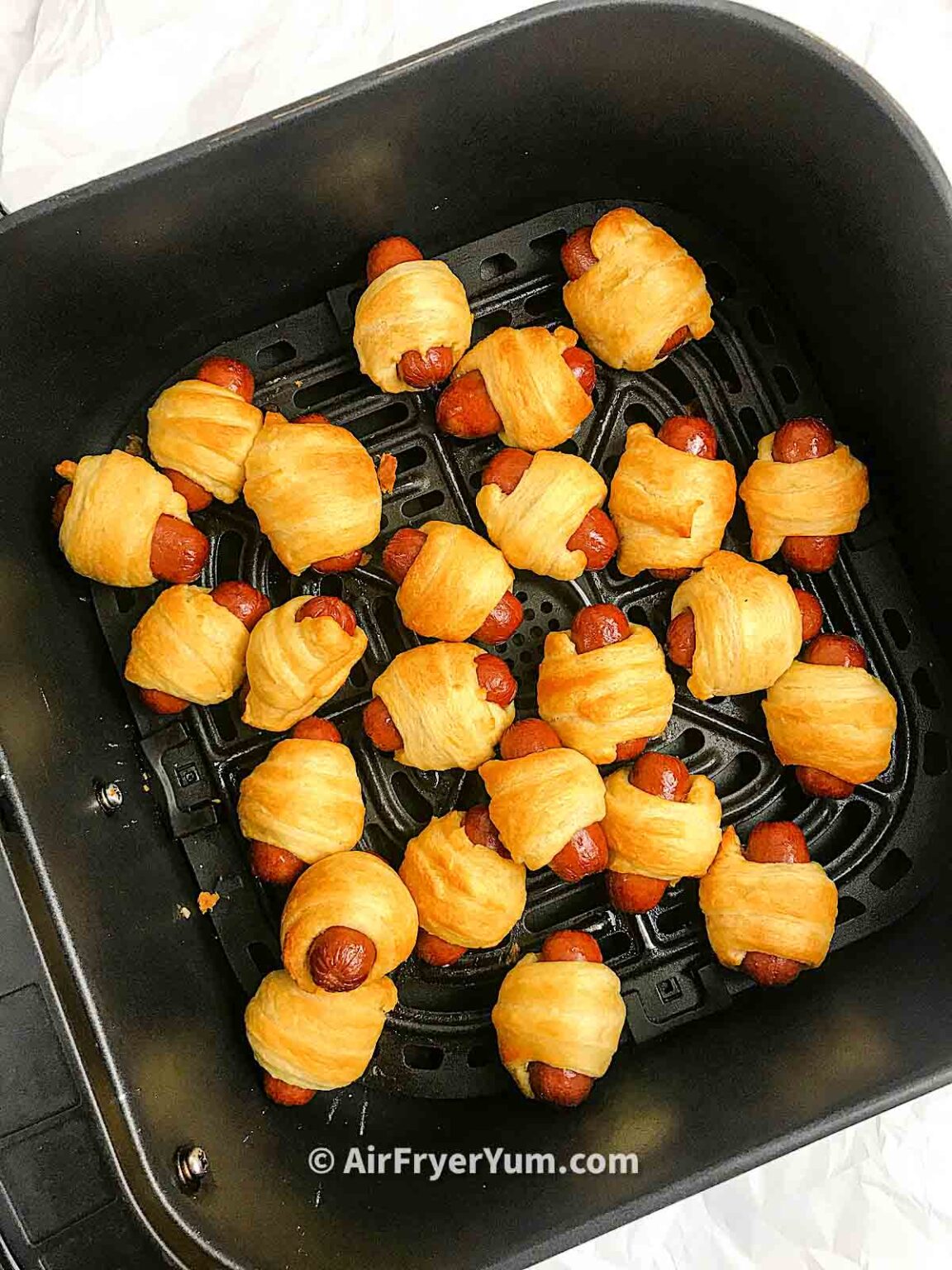 Air fryer Pigs in a blanket Air Fryer Yum