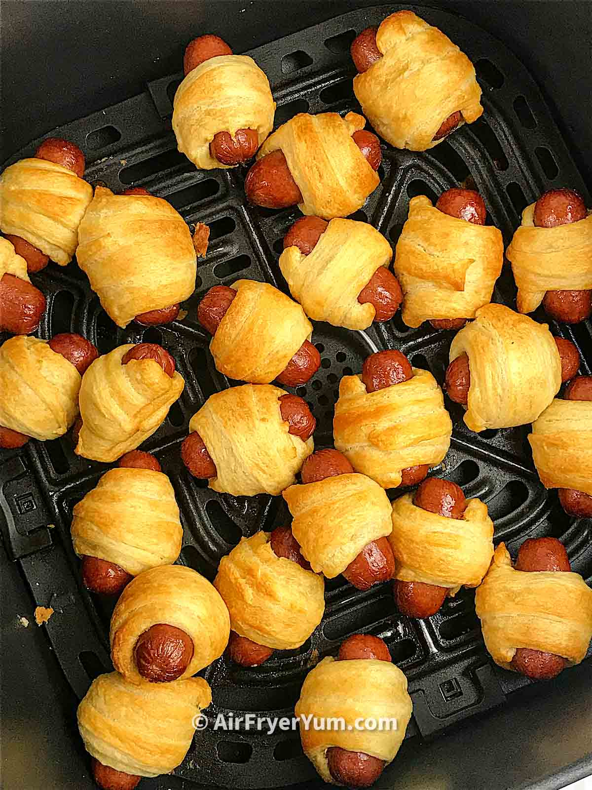 Air fryer Pigs in a blanket Air Fryer Yum