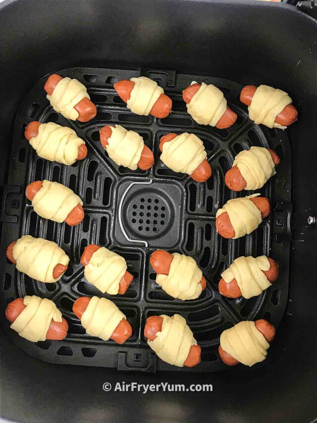 Air fryer Pigs in a blanket Air Fryer Yum