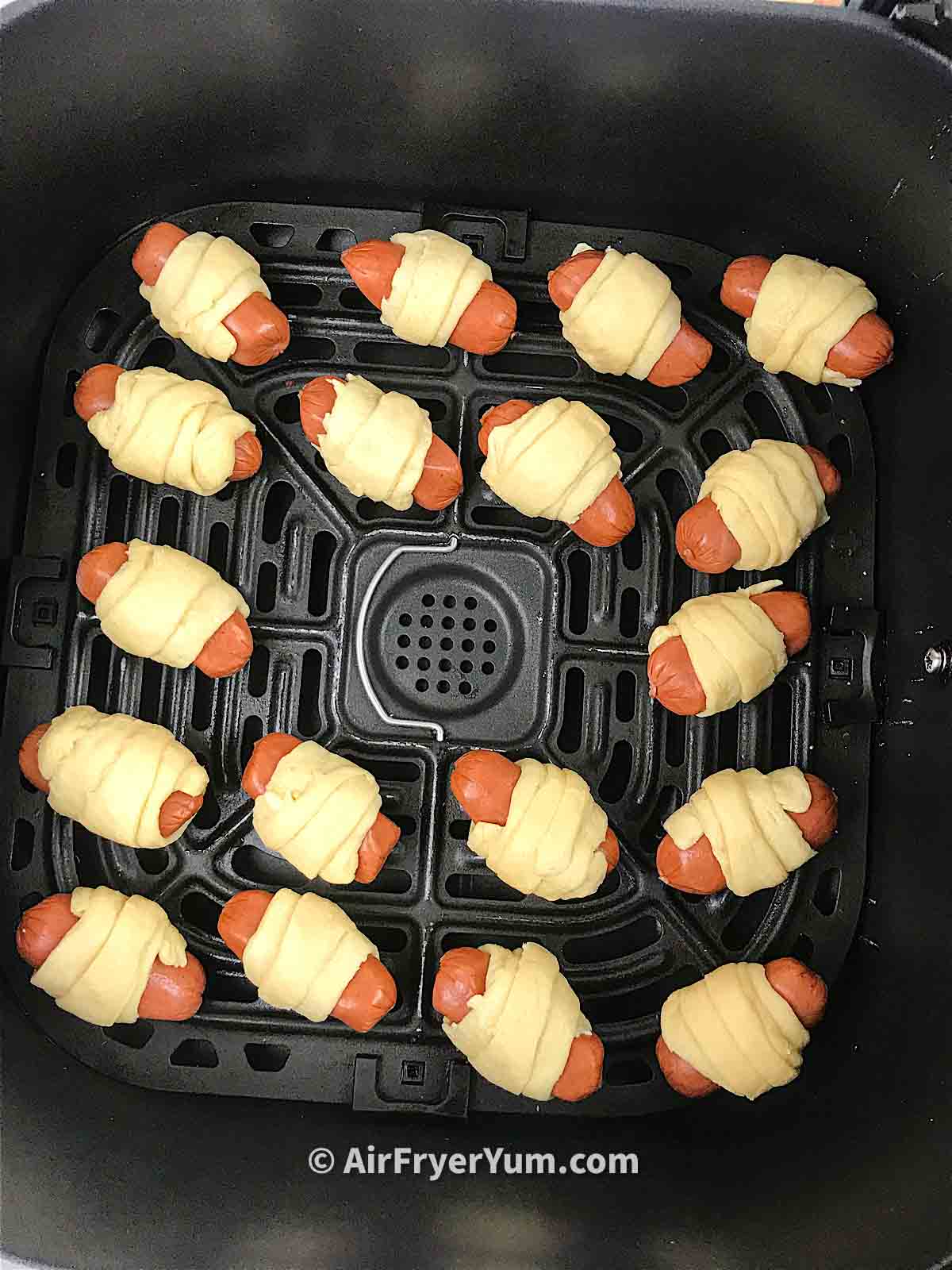Air fryer Pigs in a blanket Air Fryer Yum