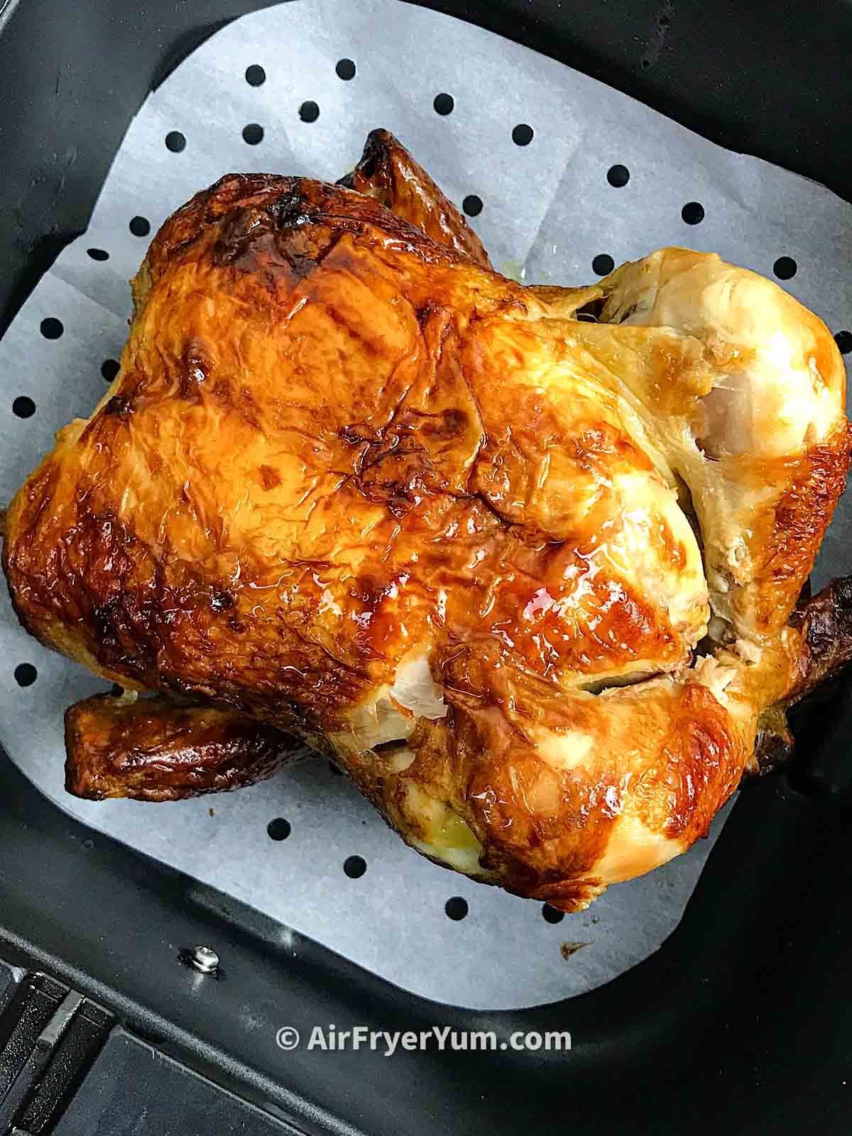 Rotisserie a Whole Chicken on the Cosori Air Fryer Oven 