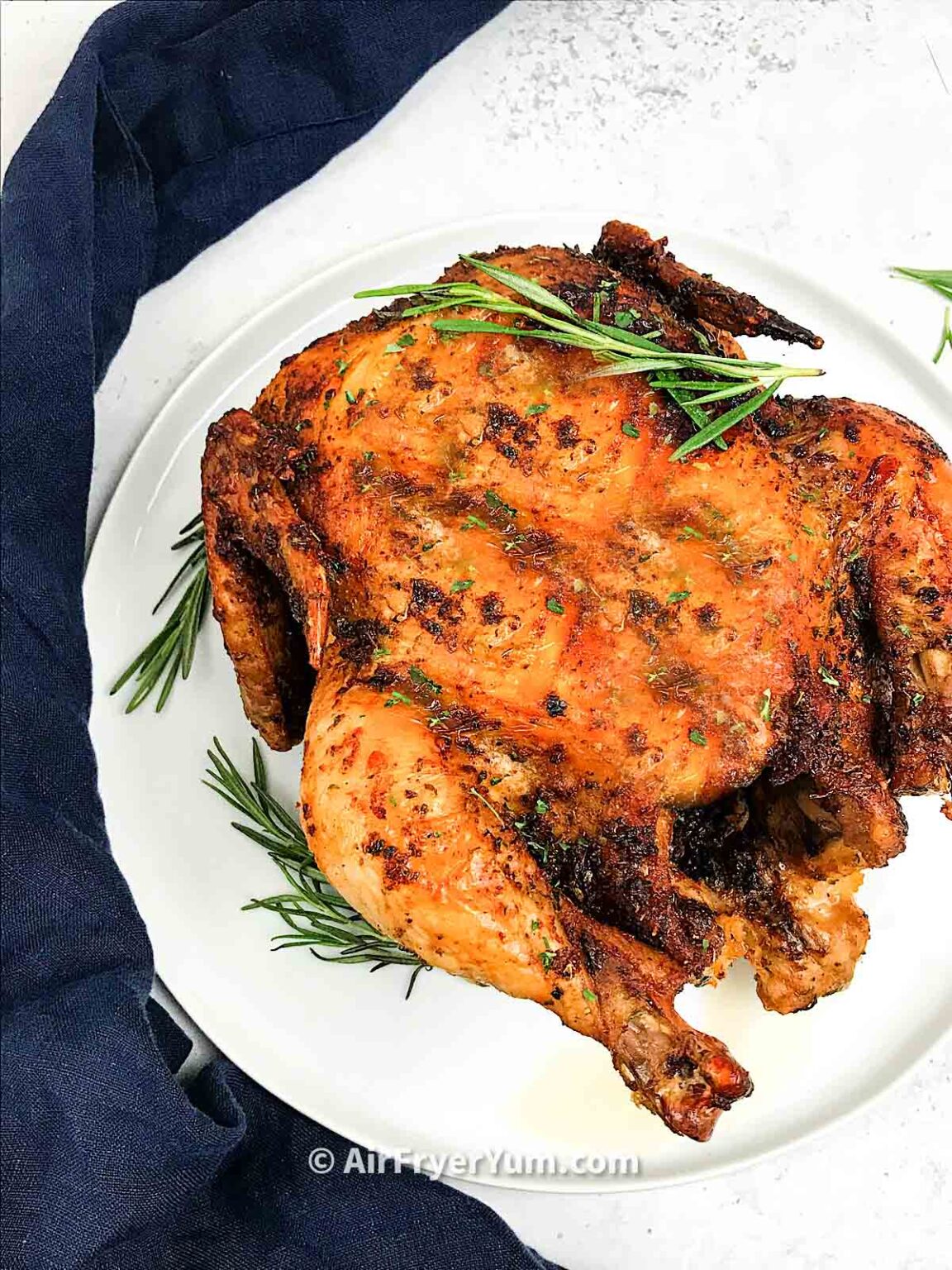 Air fryer Marinated Whole Chicken Recipe Air Fryer Yum