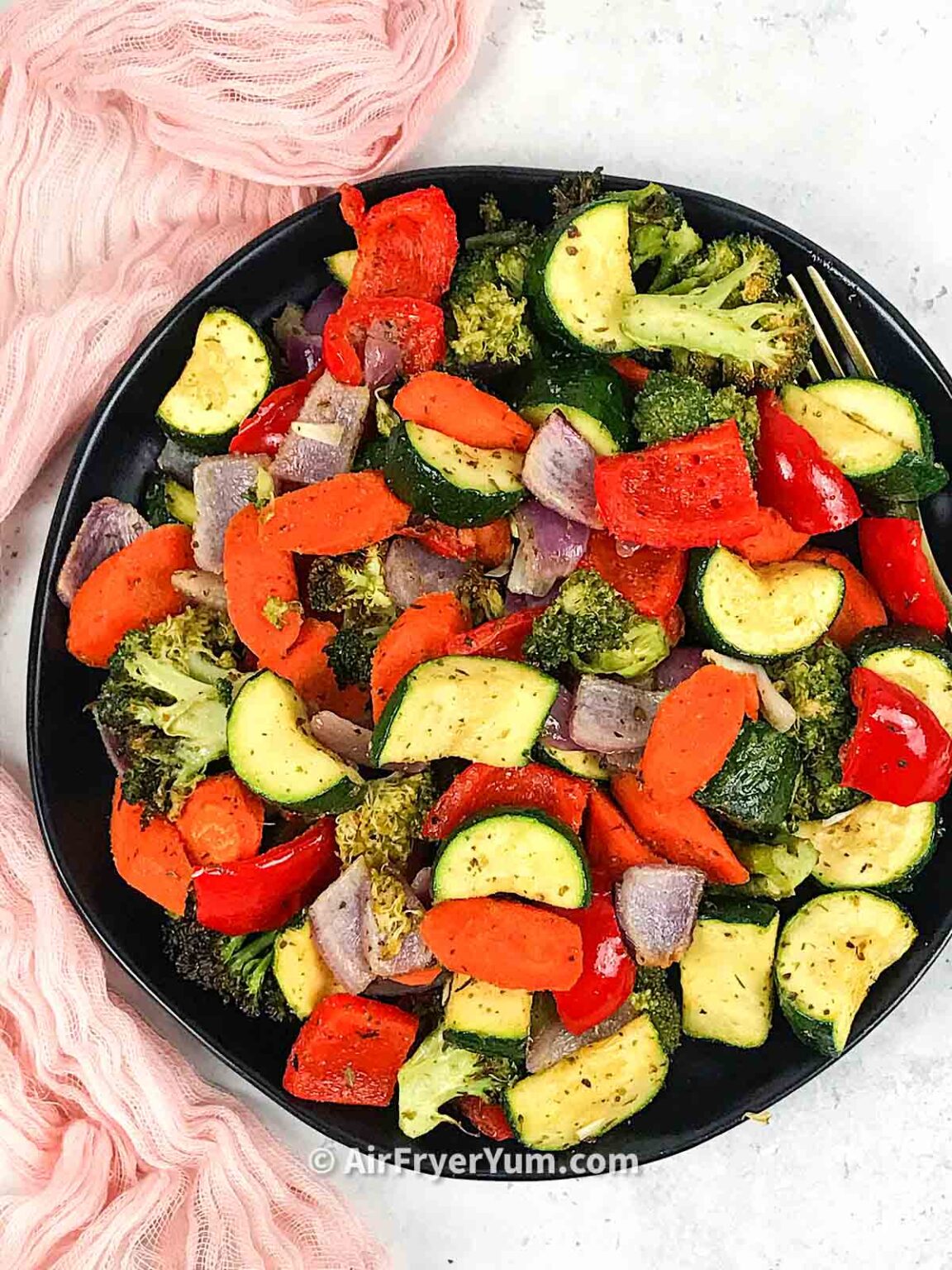 Air fryer vegetables (Air fryer roasted vegetables) Air Fryer Yum