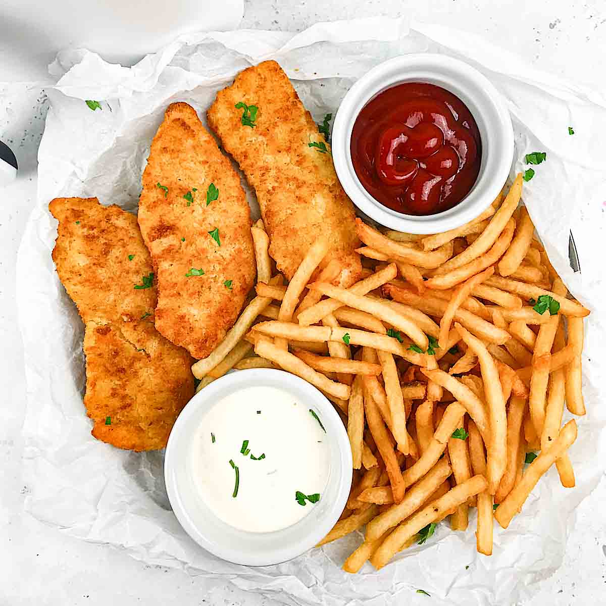 Air Fryer Fish and Chips - Ninja Foodi Fish and Chips Recipe