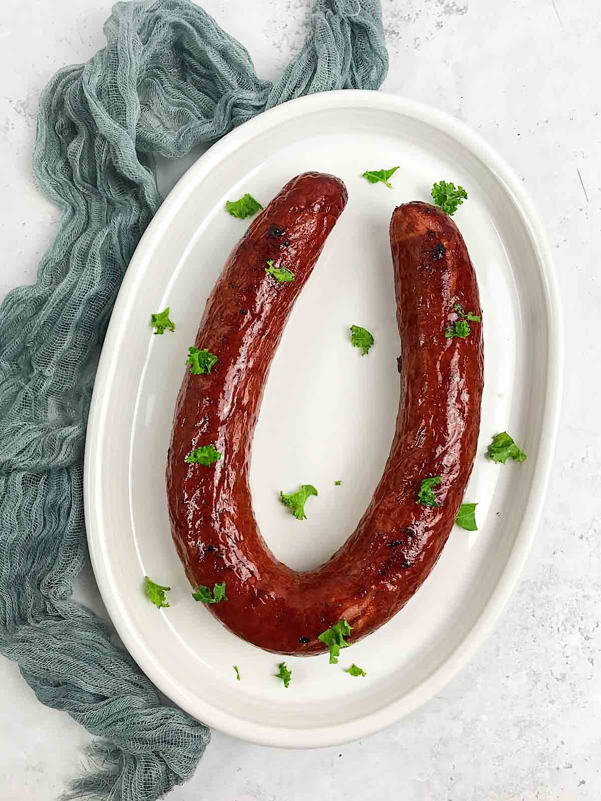 Air fryer Kielbasa (Polish Sausages) - Air Fryer Yum