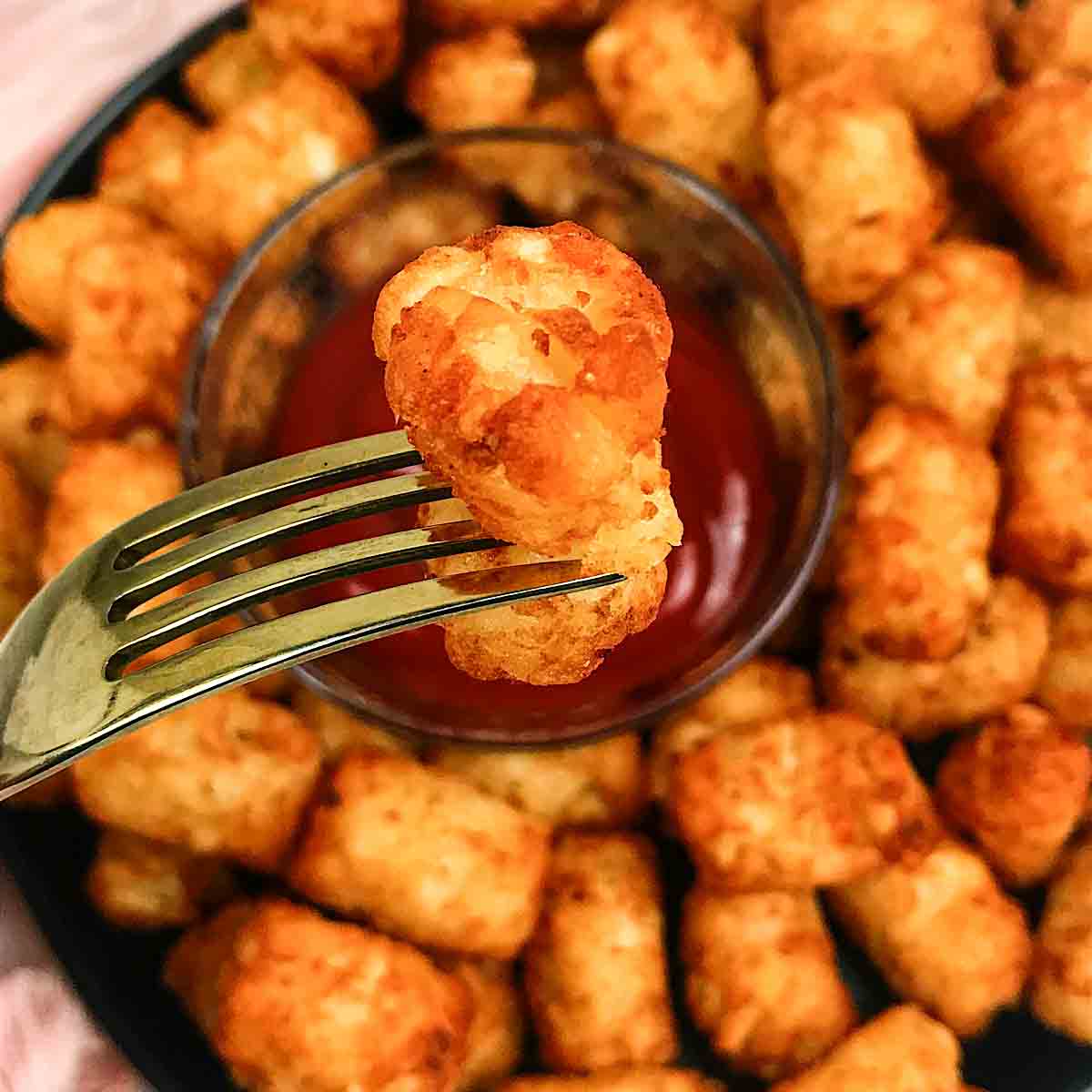 Air Fryer Frozen Tater Tots - Planted in the Kitchen