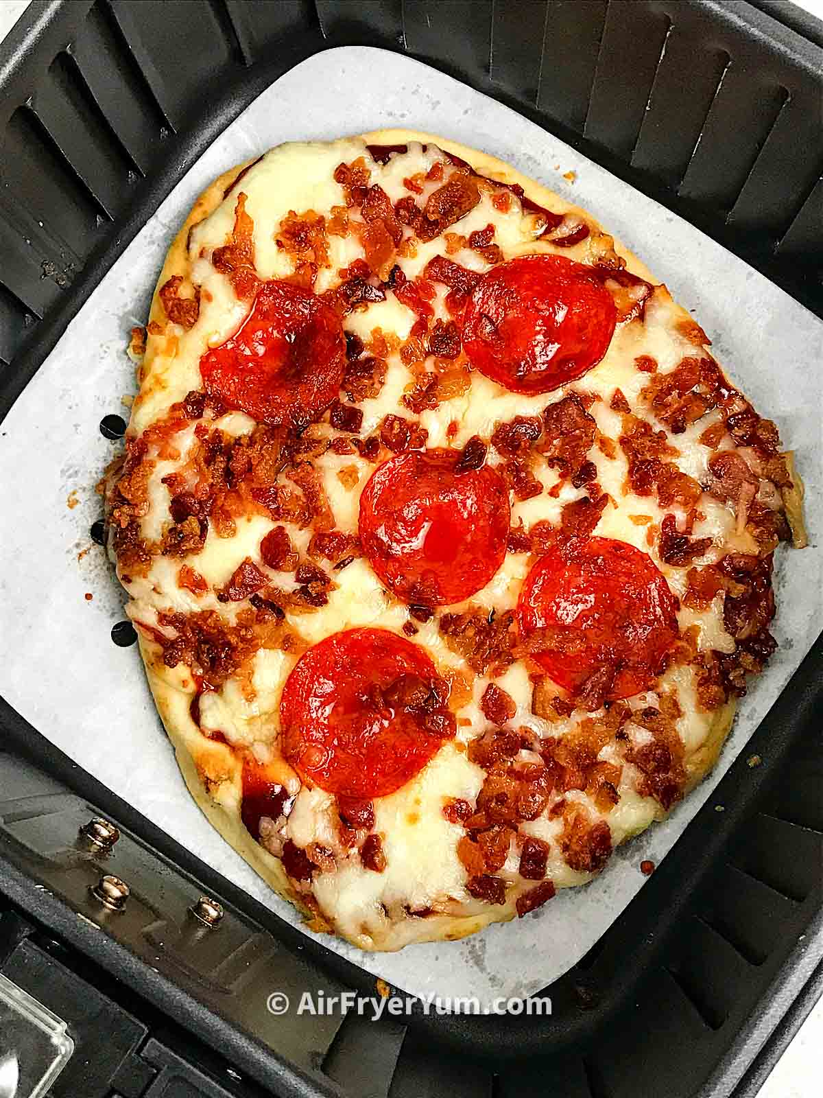 Air fryer Naan bread pizza Air Fryer Yum