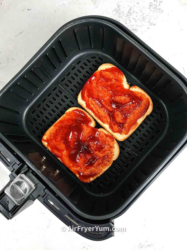 Pizza Toast (Air fryer) - Air Fryer Yum