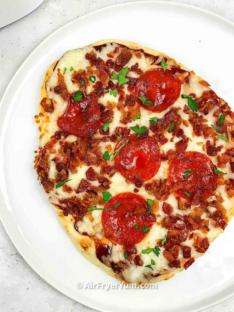 Air fryer Naan bread pizza - Air Fryer Yum