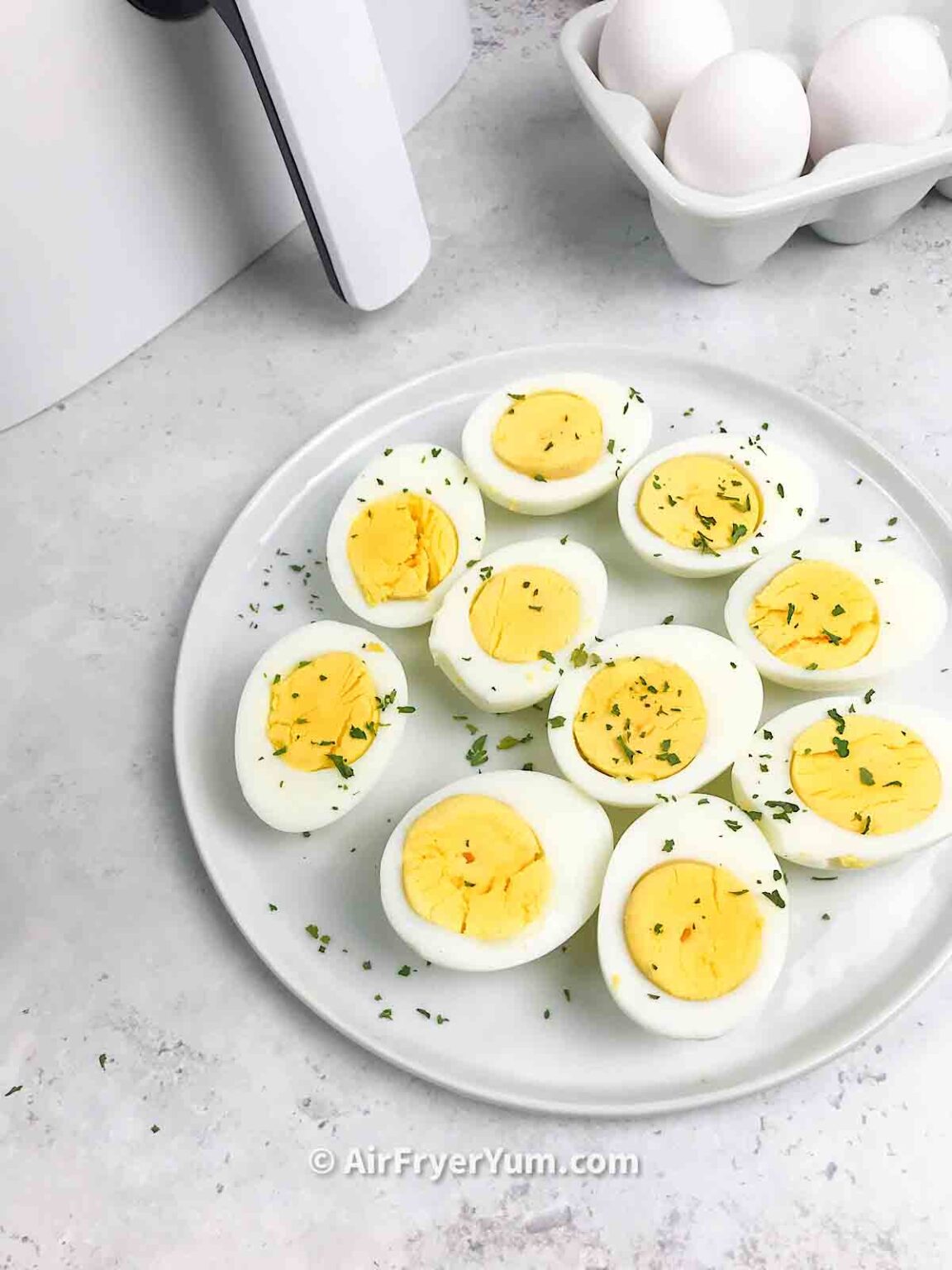 Air fryer hard boiled eggs Air Fryer Yum